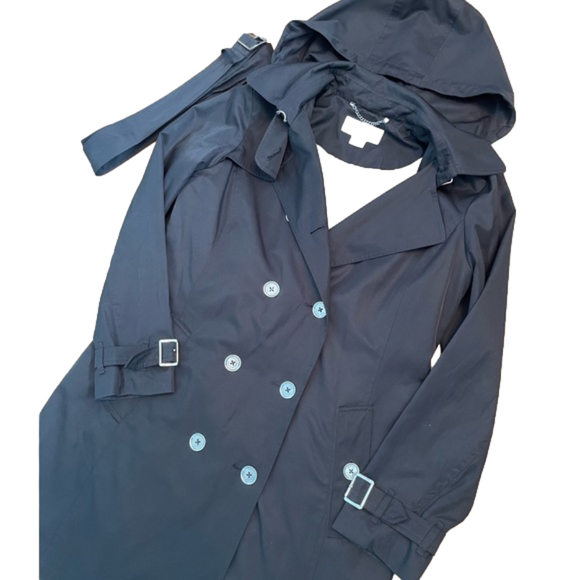 MICHAEL Michael Kors Jackets & Blazers - Michael Kors Black Double Breasted Trench With Belt